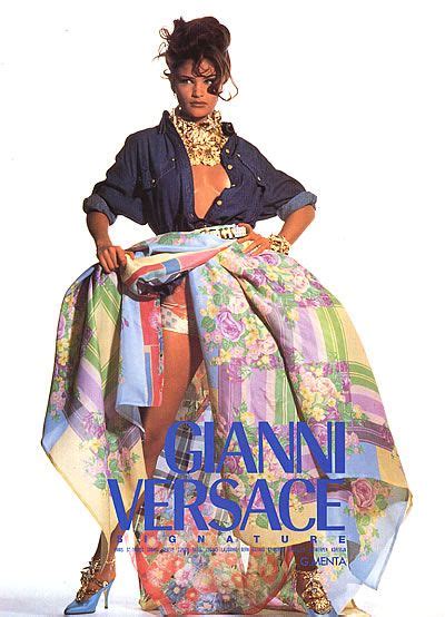 abito versace 1992|versace denim collection.